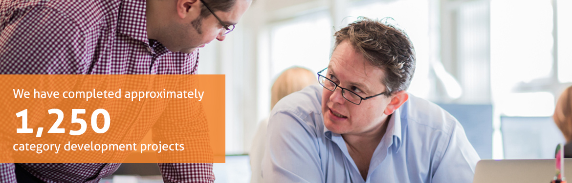 We have completed approximately 1,250 category development projects