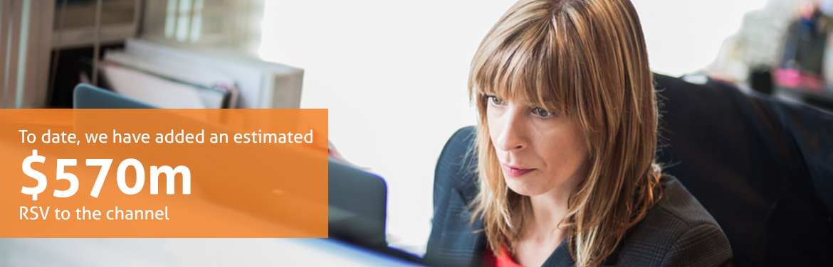 To date, we have added an estimated $570m RSV to the channel